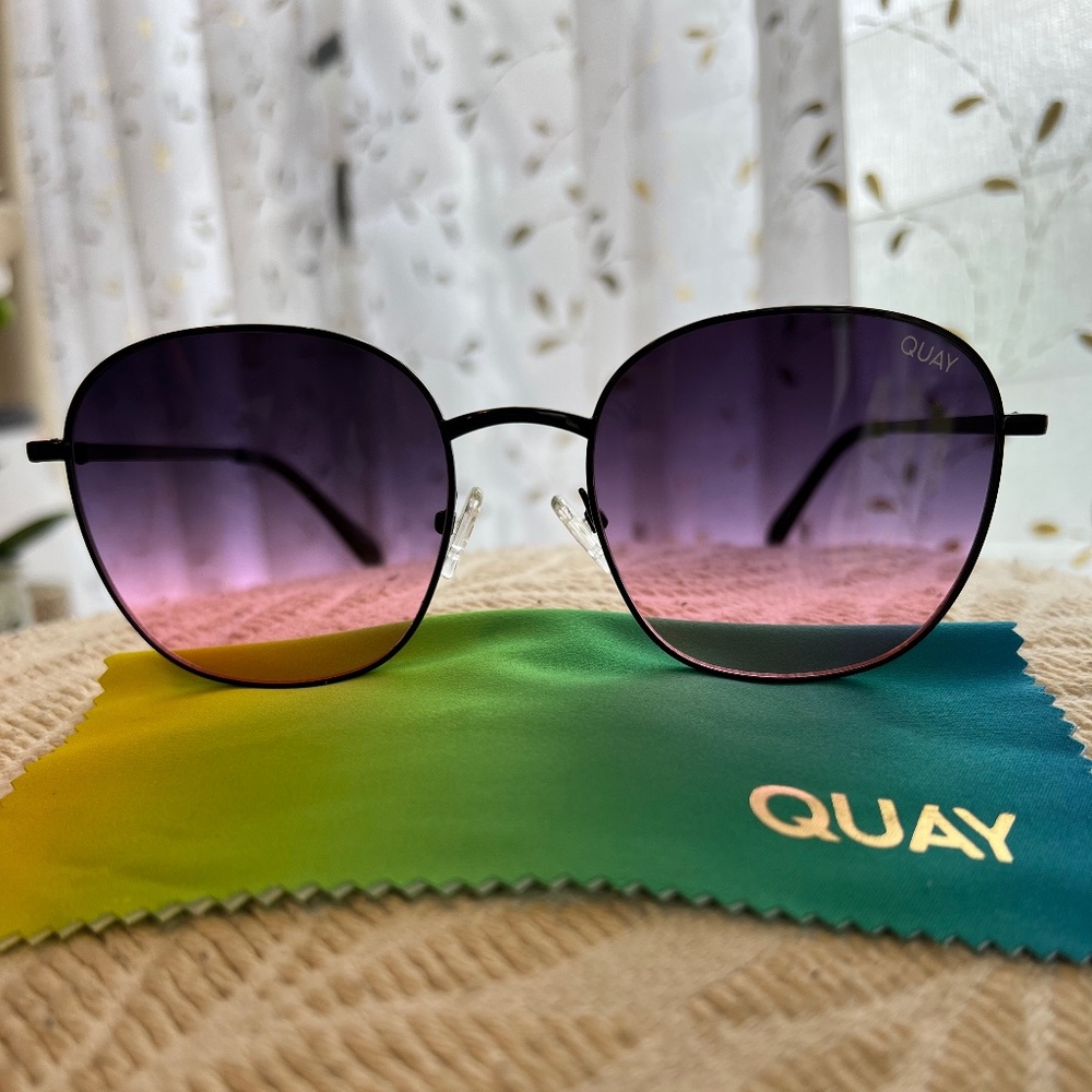 Quay Australia Jezabell - Black/Black Pink Fade
